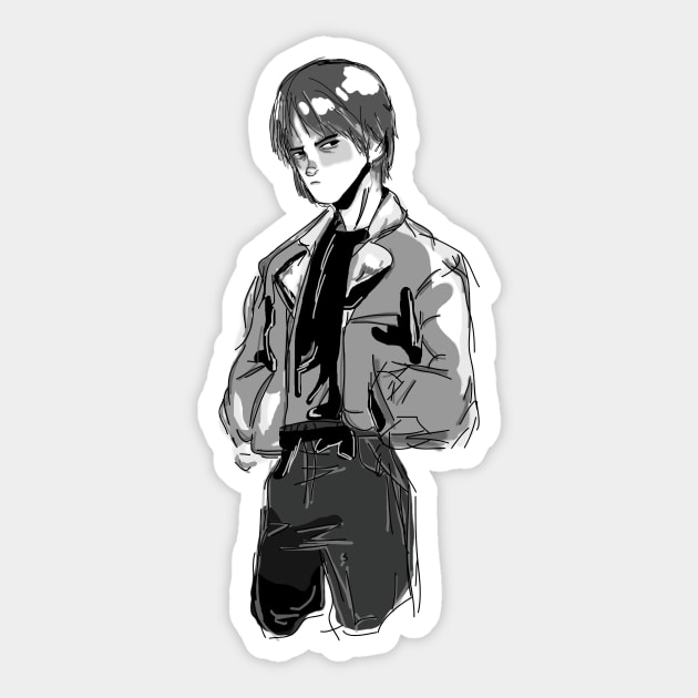 Jonathan Byers Stranger Things Sticker by LuisCaceres